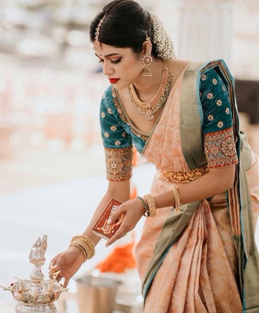South Indian Silk Blouse Design