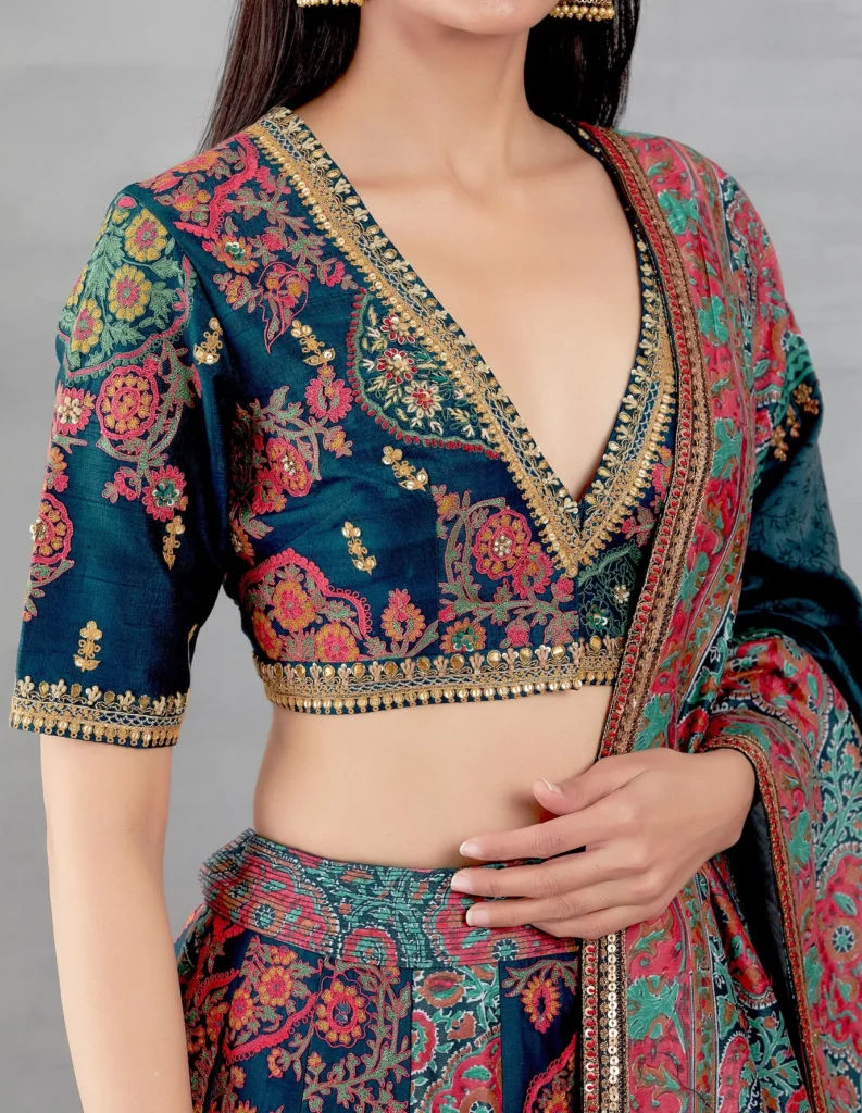Trendy Lehenga Blouse Designs