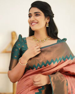 Silk Saree Blouse Design to Elevate Your Ethnic Look Front and Back Side