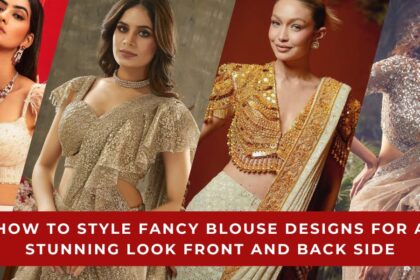 fancy blouse designs front and back