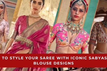 sabyasachi blouse designs front and back side
