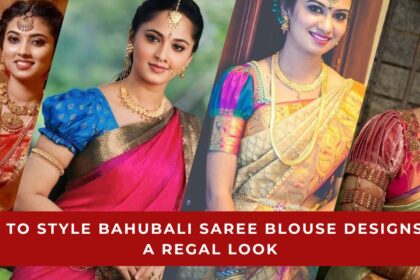 Bahubali Saree Blouse Designs