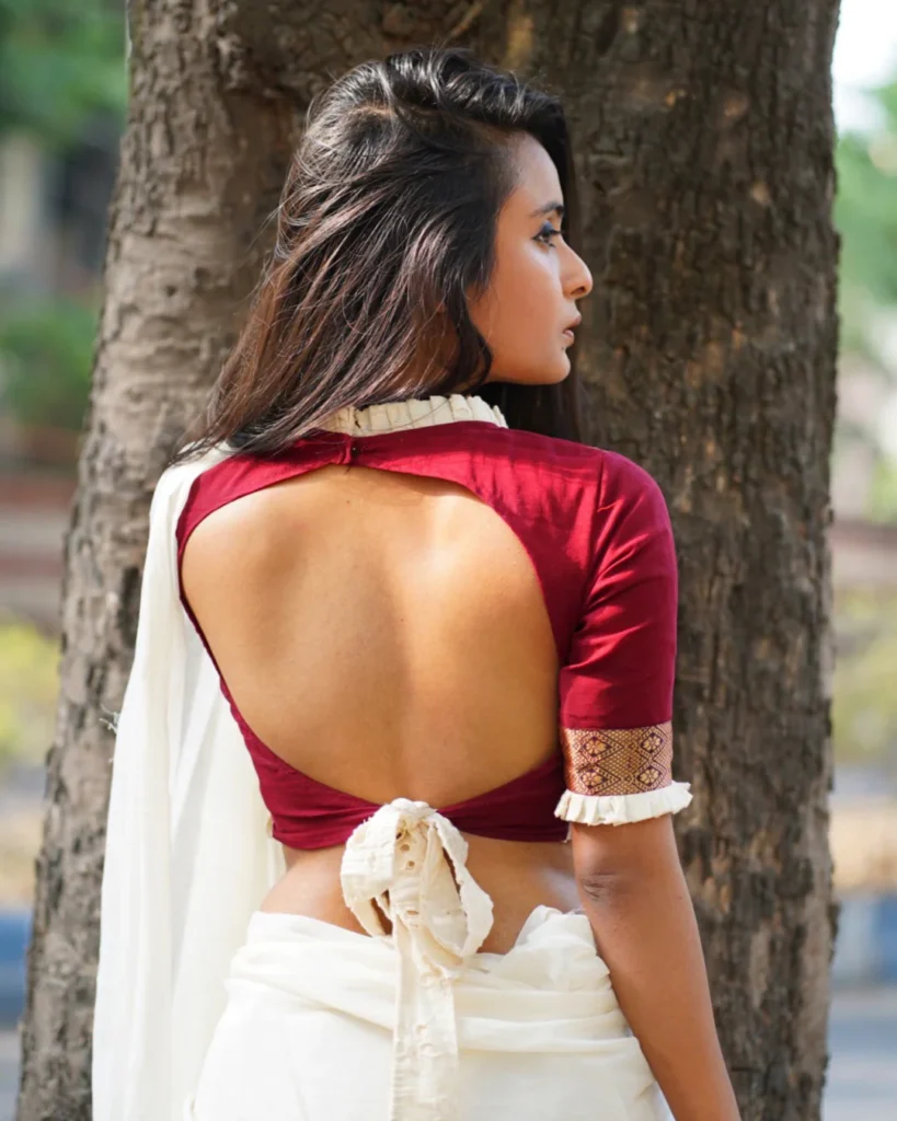 Blouse Back Open Neck Designs
