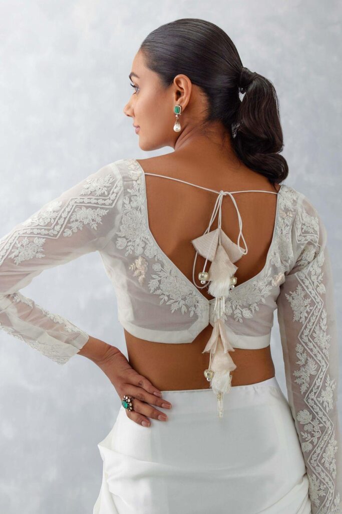 Blouse Design with Lace