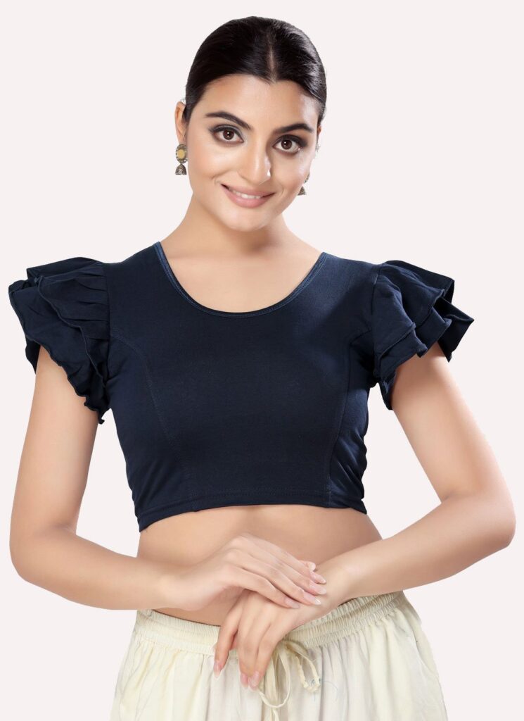Blouse Designs for Crop Top
