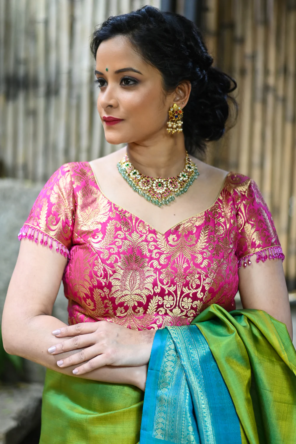 Brocade-Blouse-Sleeve-Designs