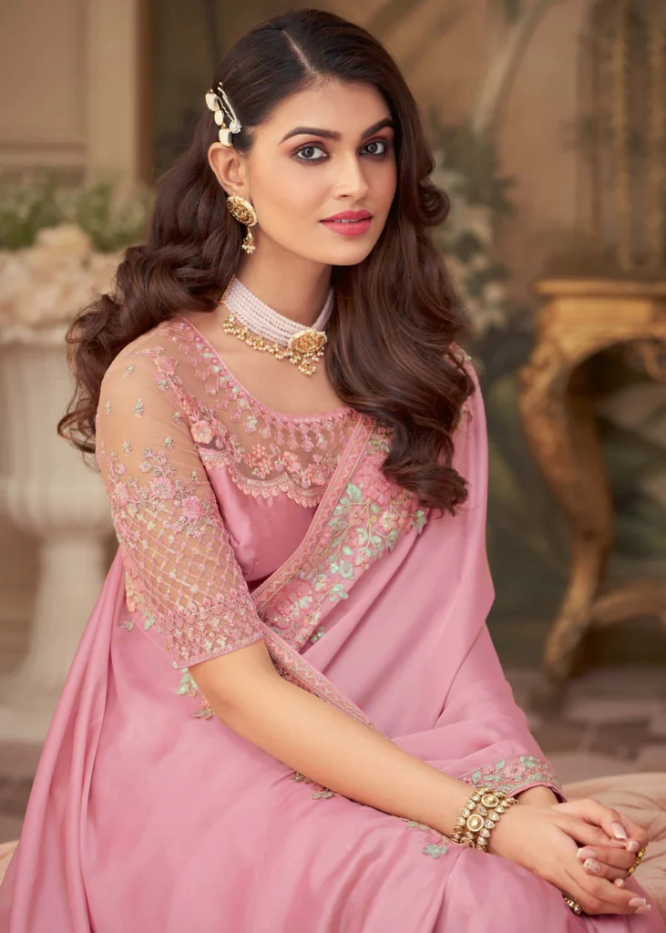 Georgette Saree Blouse Designs