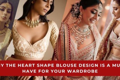 Heart Shape Blouse Design is a Must-Have for Your Wardrobe