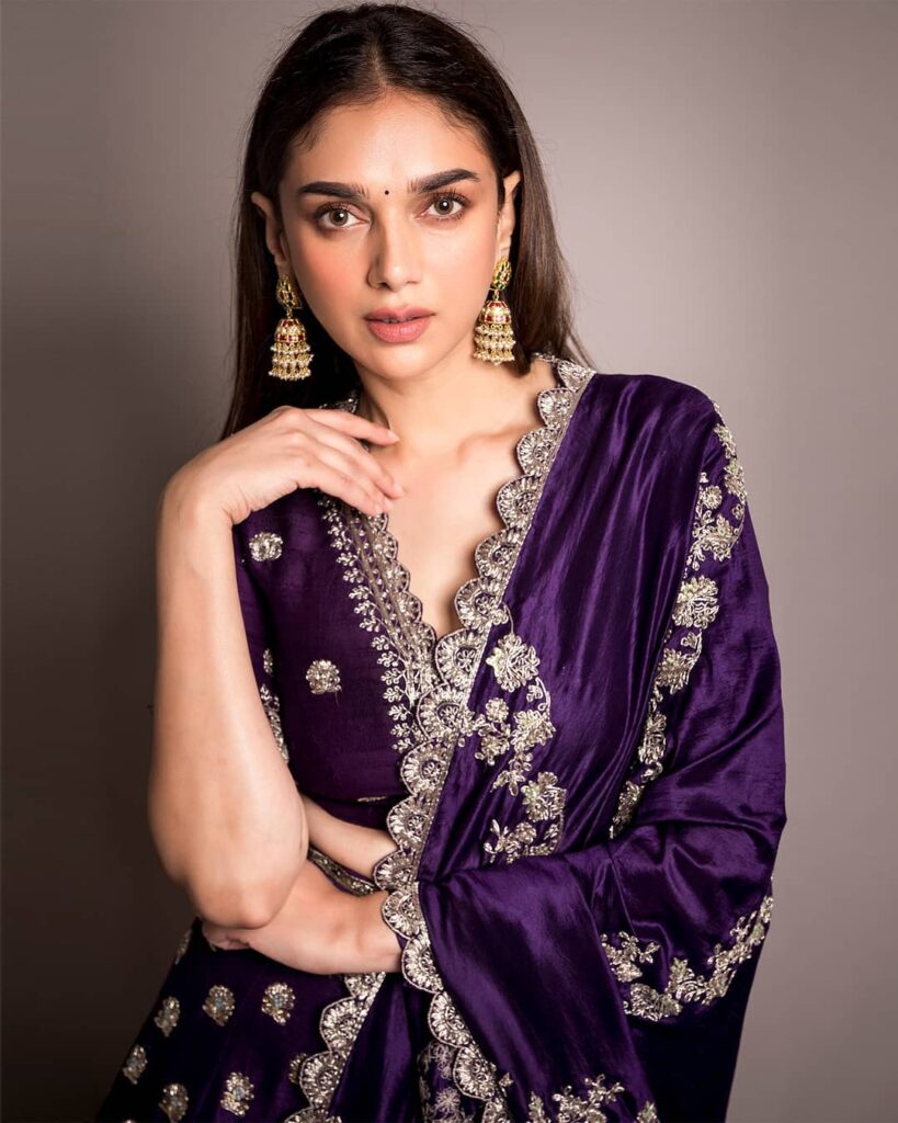 High Neck Velvet Blouse Design