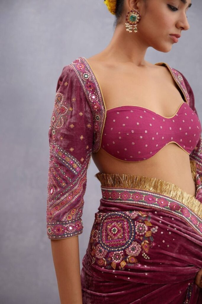 Indo-Western Blouse Design