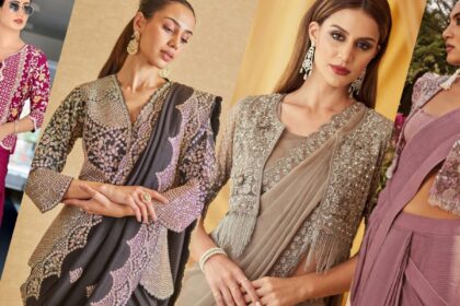 Jacket Blouse Design for a Modern Ethnic Look Front and Back