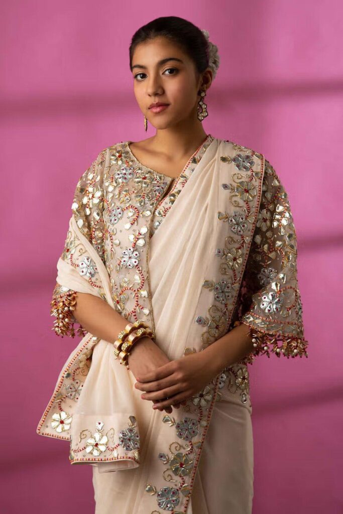 Jacket Style Saree Blouse Designs