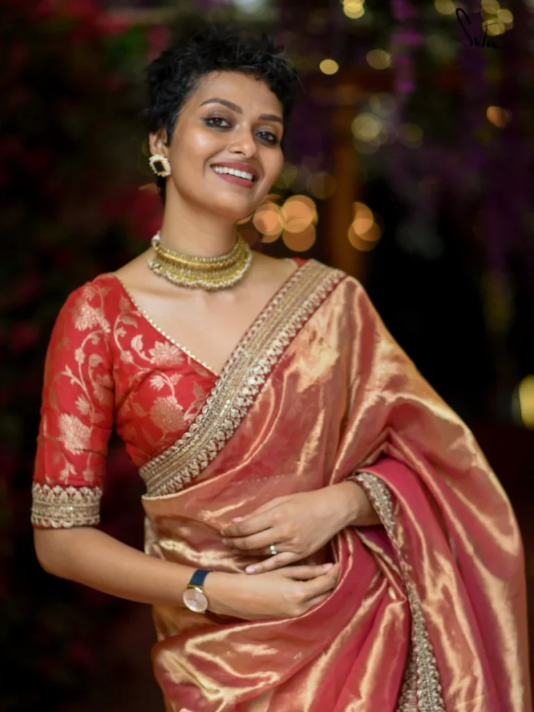 Lace Blouse Designs for Silk Sarees