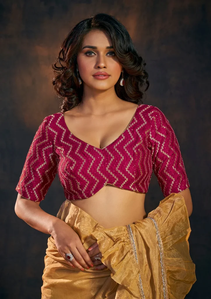 Latest Georgette Blouse Designs