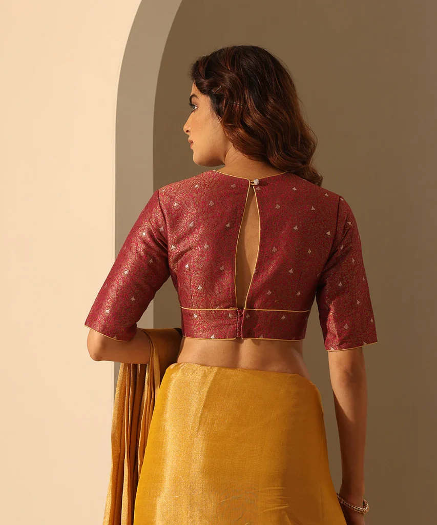 Latest Piping Blouse Designs