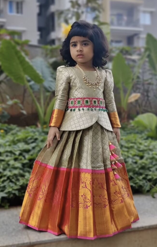 Long and Full Blouse Designs for Kids