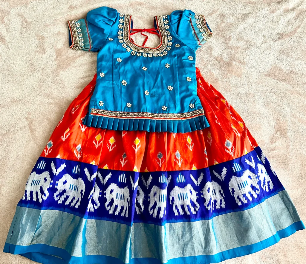 Maggam Work Blouse Designs for Kids