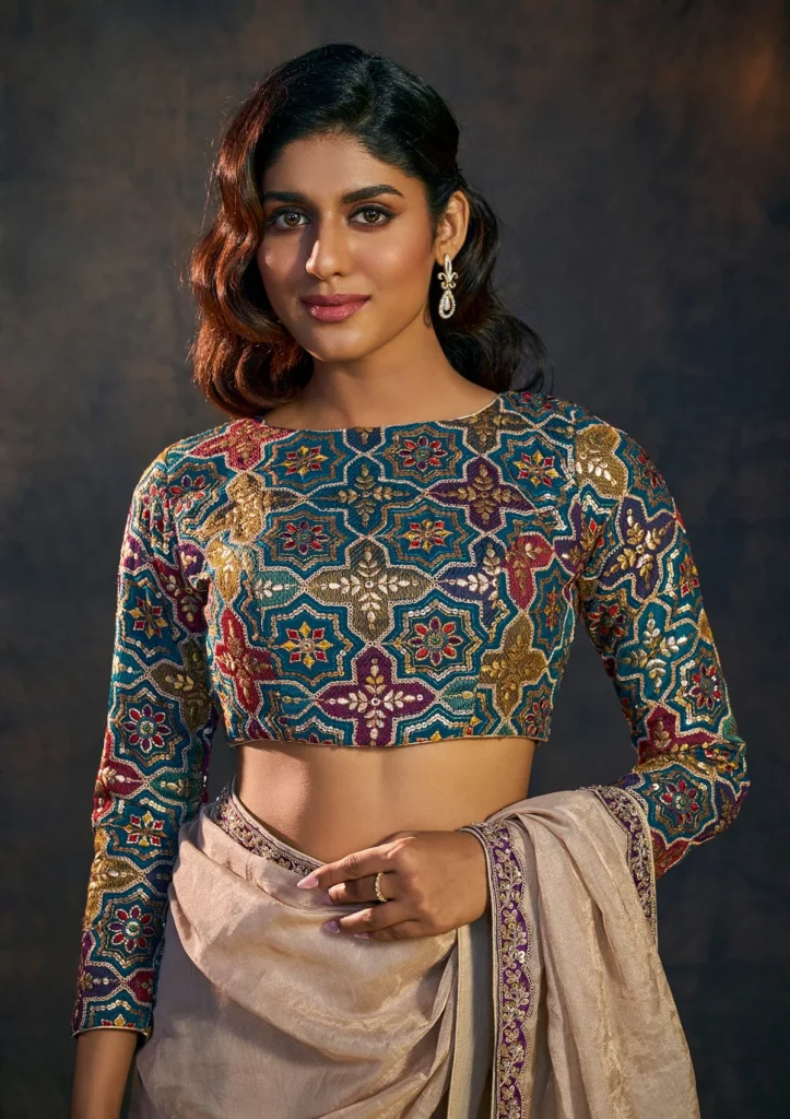 Multicolor Blouse Designs
