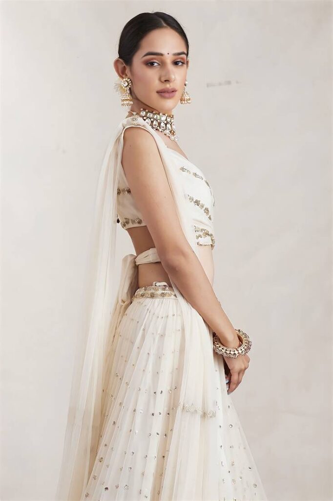 Off-White Lehenga Blouse