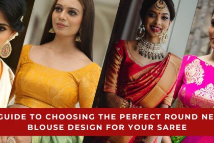 Perfect Round Neck Blouse Design for Your Saree