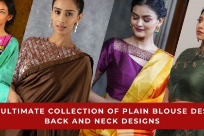 Plain Blouse Design Back and Neck Designs