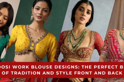 Zardosi Work Blouse Designs