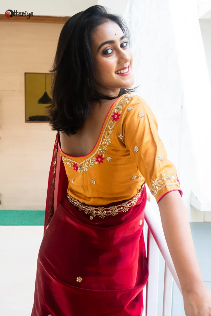 Zardosi Work Blouse Neck Designs