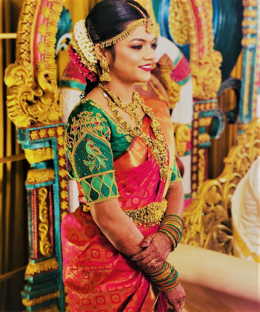 Aari Work Blouse Designs Peacock