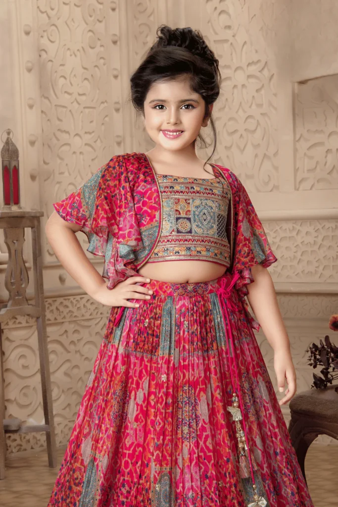 Baby Girl Chaniya Choli Blouse Design