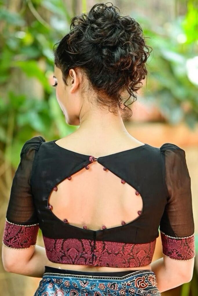 Backless Blouse