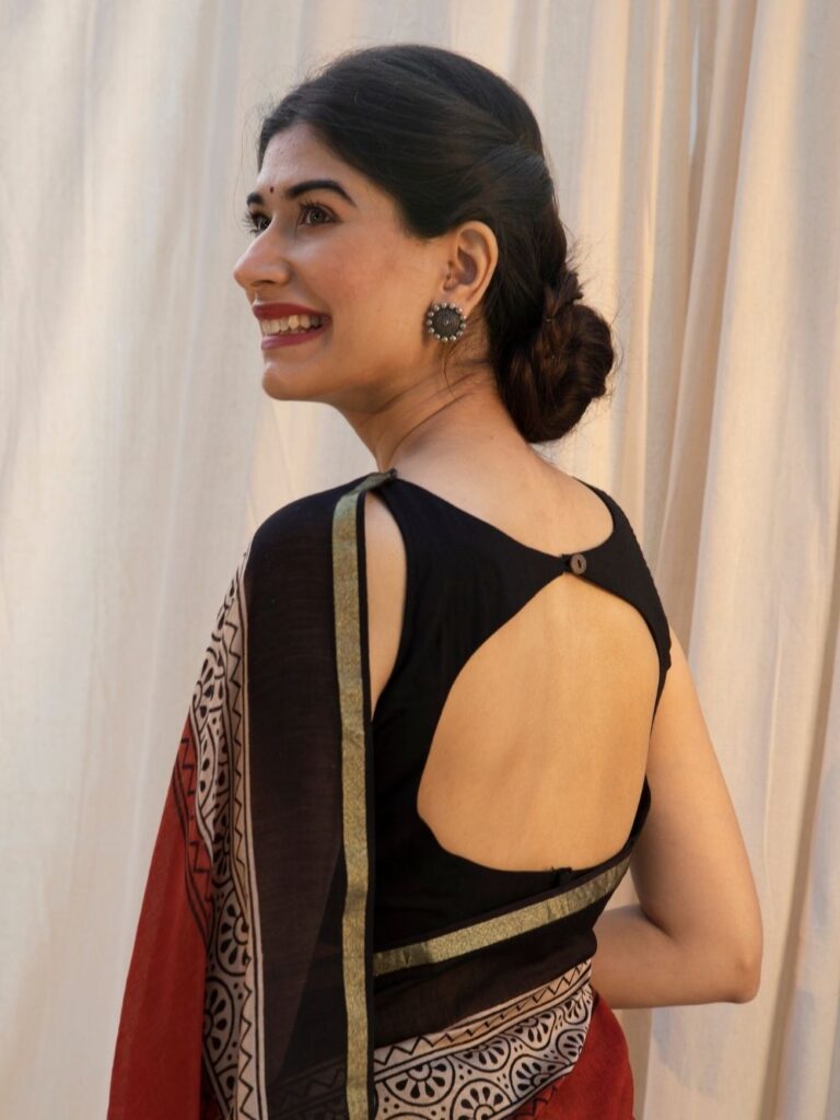 Backless Padded Blouse