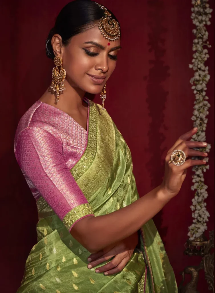 Blouse Designs Images for Mysore Silk Saree