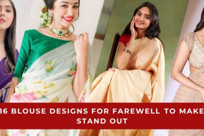 Blouse Designs for Farewell​ to Make You Stand Out