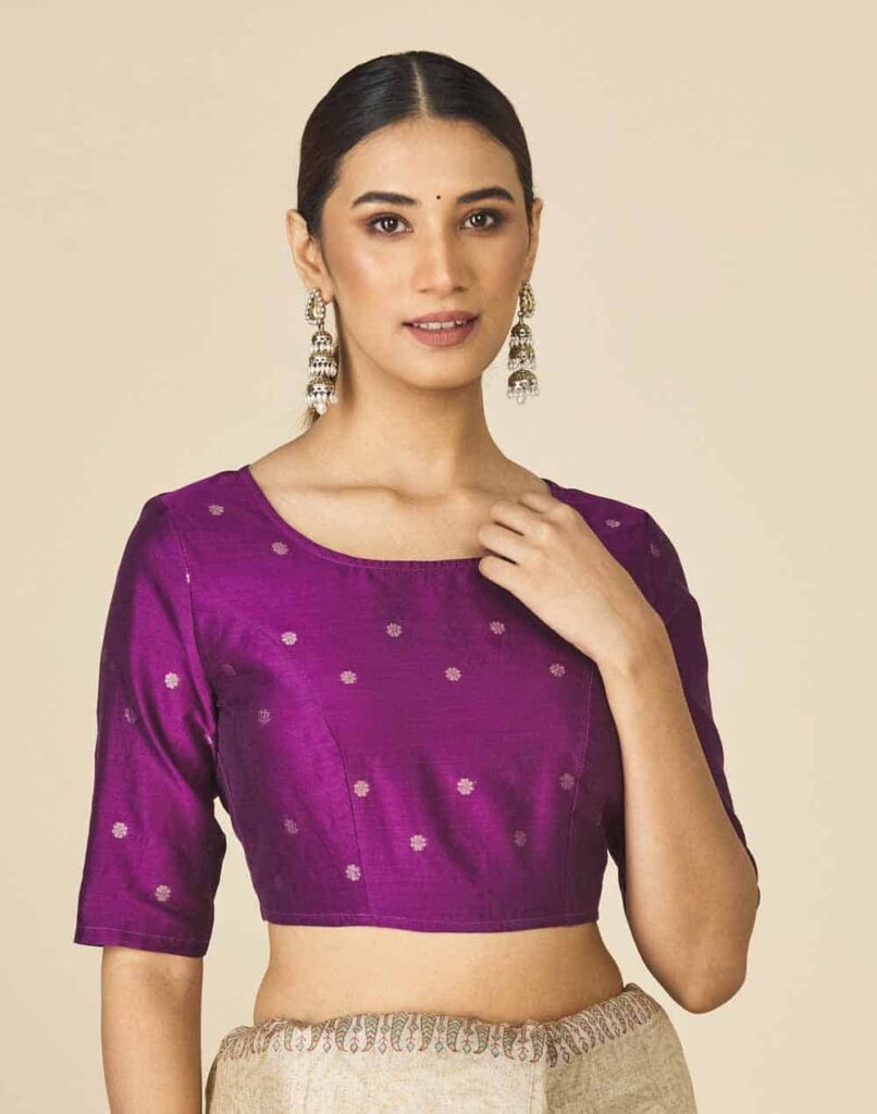 Classic Round Neck Blouse
