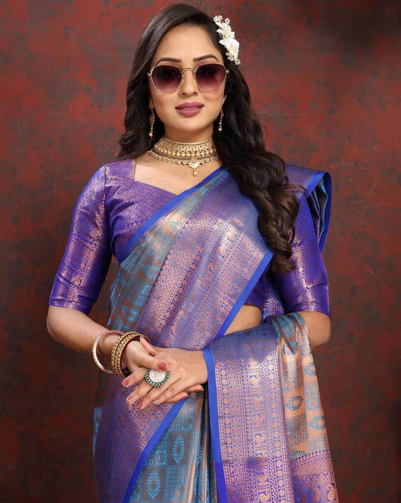 Designer Blouse for Mysore Silk Saree