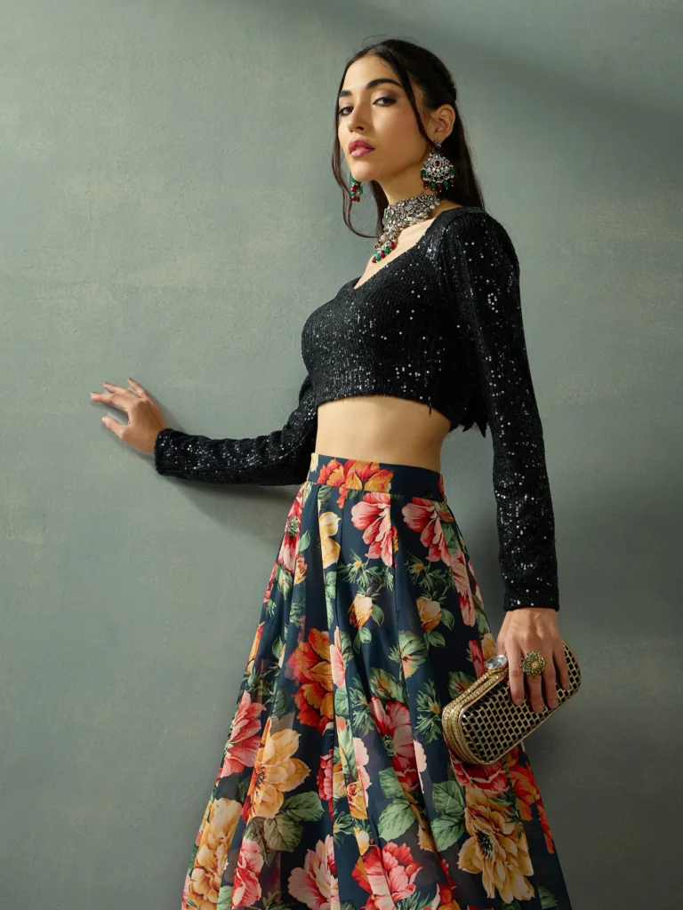 Designer Skirt Blouse