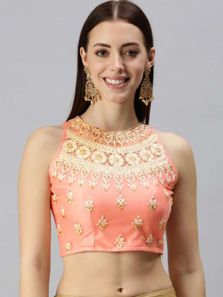 Embroidered Padded Blouse