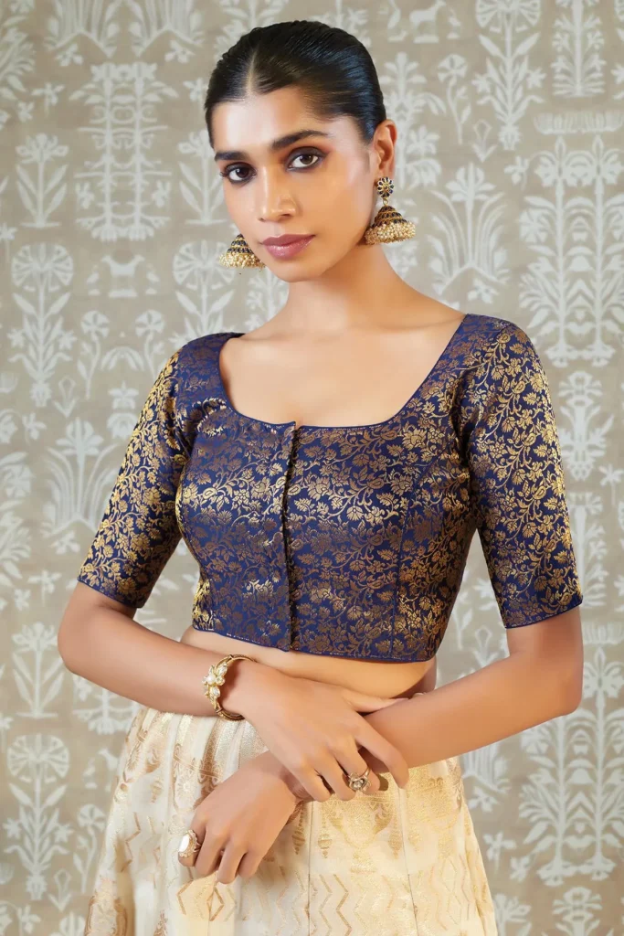 Front-Buttoned Blouse