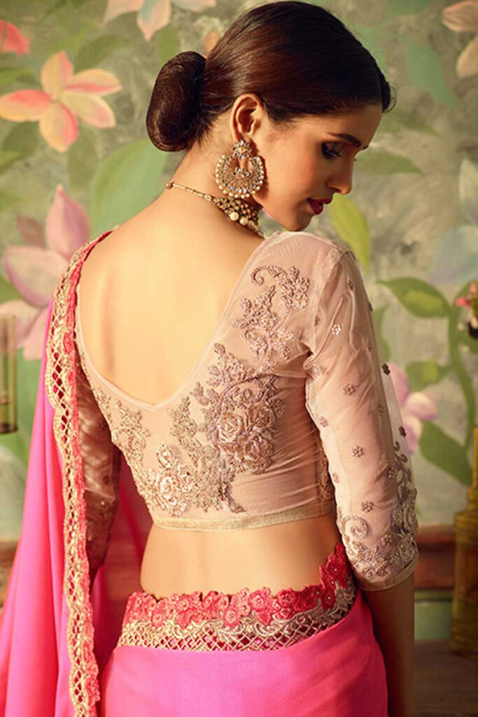 Full Sleeve Brooch Blouse