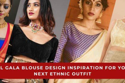 Gol Gala Blouse Designs Front and Back