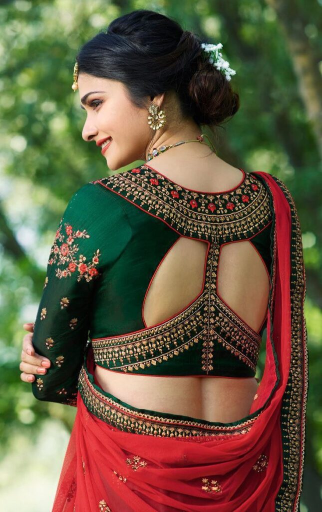 Layered Pot Neck Blouse