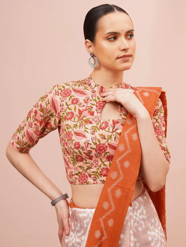 Printed Cotton Blouse