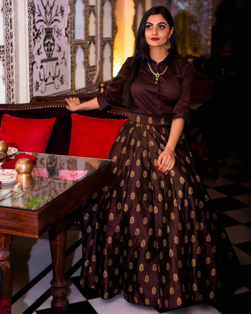 Skirt and Blouse Designs for Party