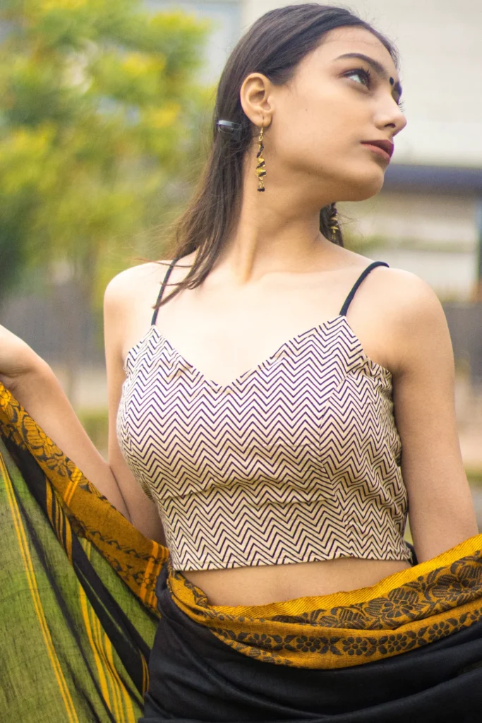 Spaghetti Strap Padded Blouse