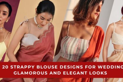 Strappy Blouse Designs for Weddings
