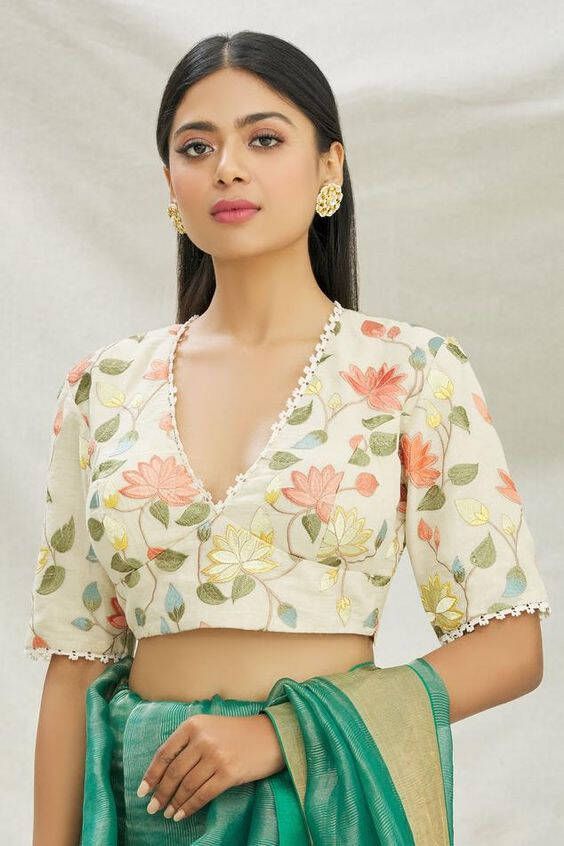 Top 20 Blouse Ke Gale Ka Design Front and Back Side Idea