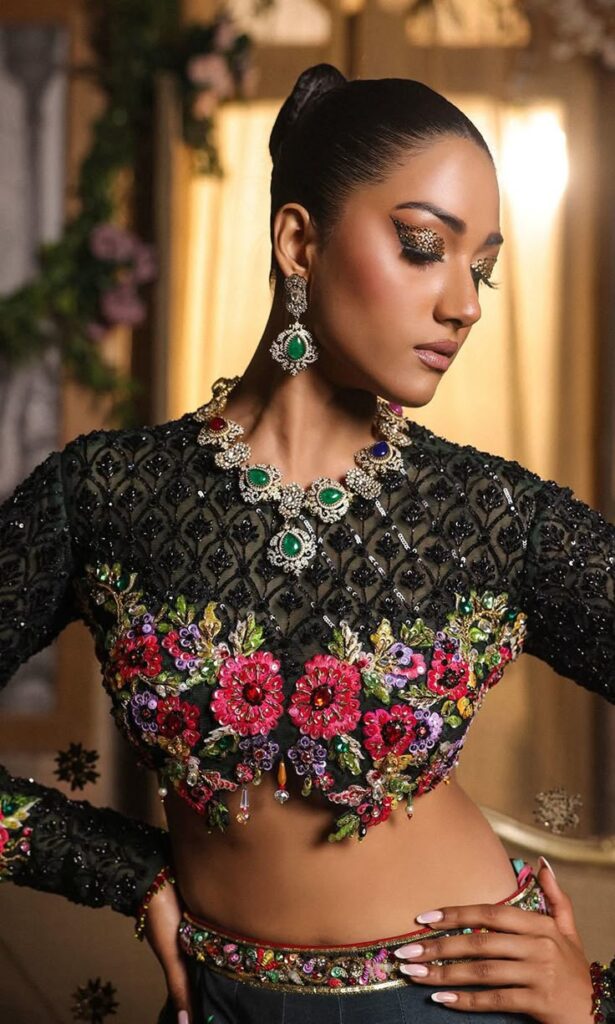 Classic Kundan Embroidered Blouse