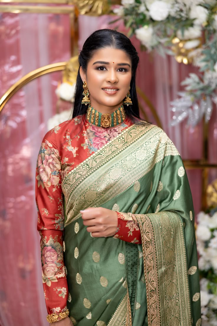 Full Sleeve Jacquard Blouse