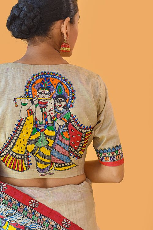 Hand-Painted Kalamkari Blouse