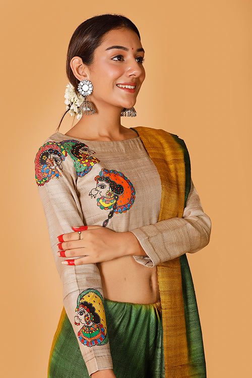 Hand-Painted Silk Blouses